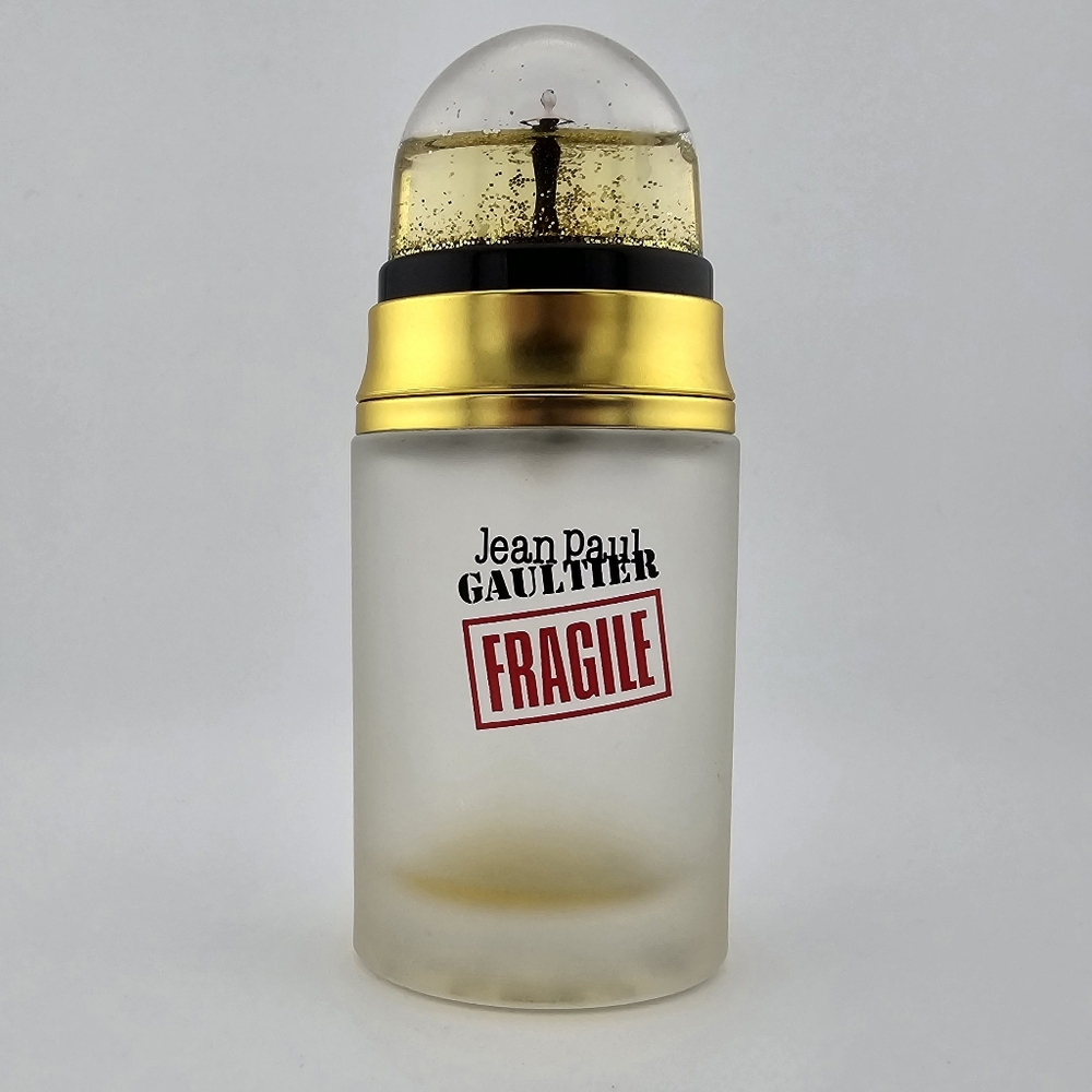 Mostly EMPTY Fragile by Jean Paul Gaultier Perfume Bottle with Snow Globe